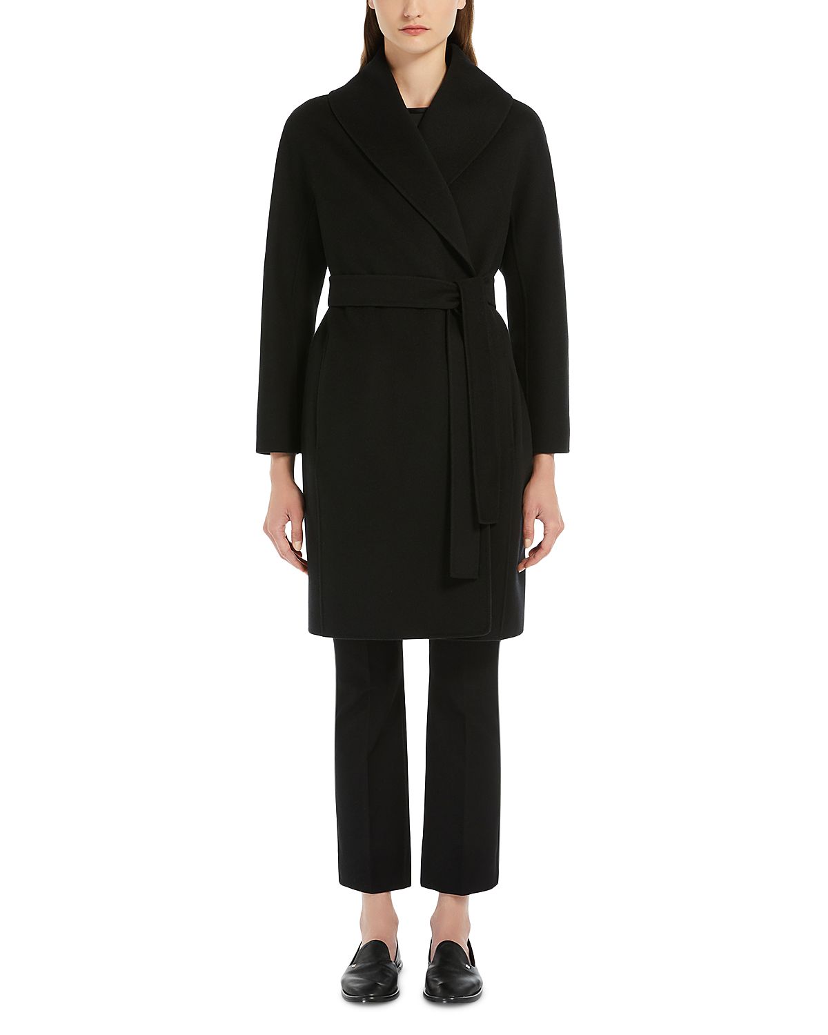 Messi Wool Shawl Collar Robe Coat