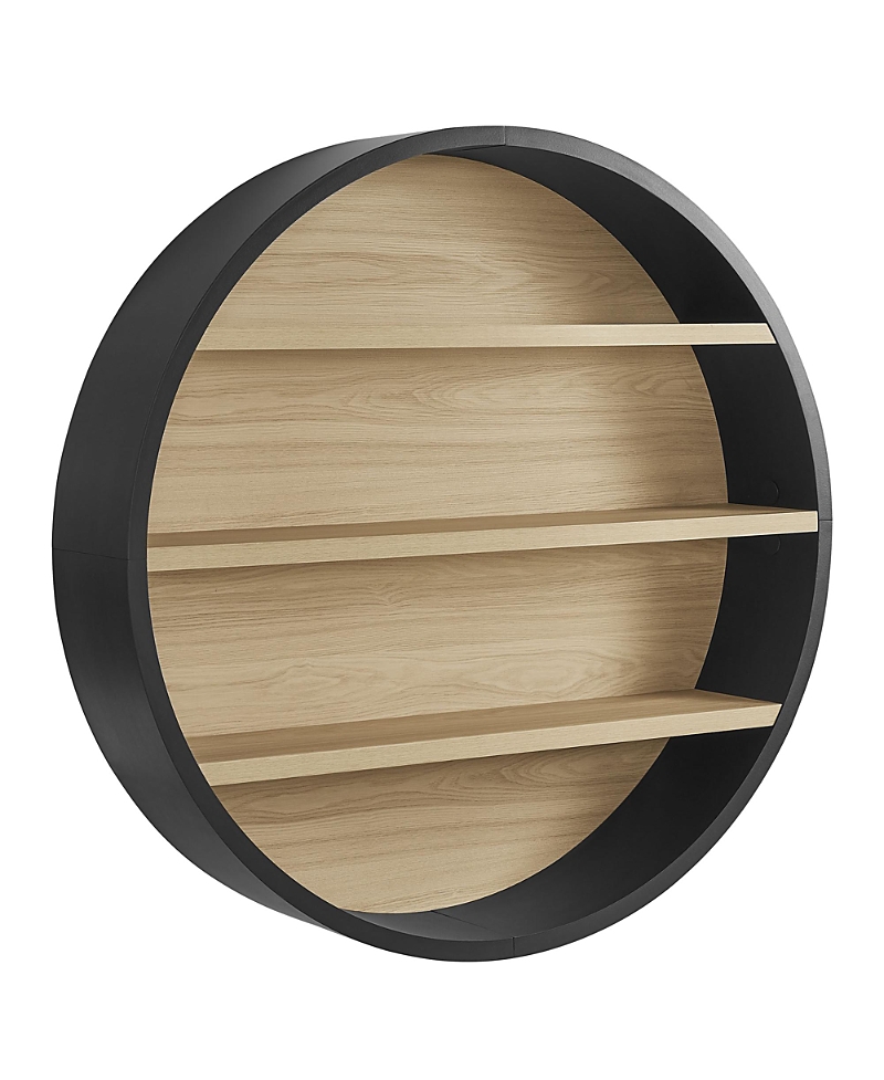 Modway Romy 47 Round Wall Book Shelf