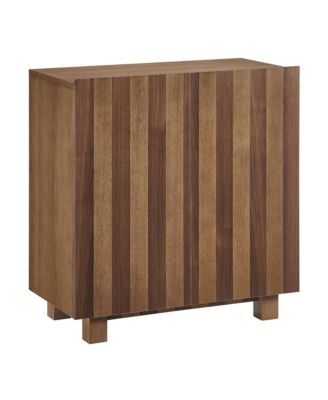  Kline 2-Door Striped Accent Cabinet