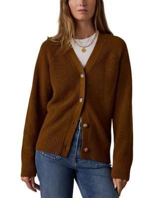 Northshore Cotton & Wool V Neck Cardigan