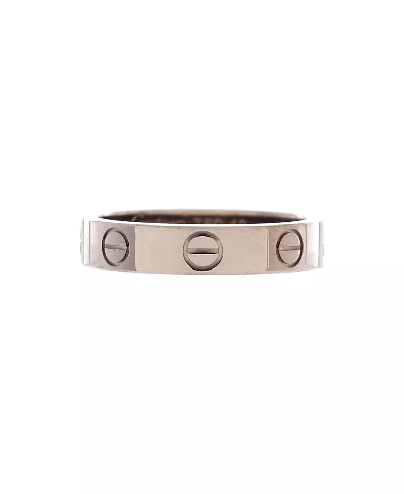 Pre-Owned Cartier Love Wedding Band Ring 18K White Gold