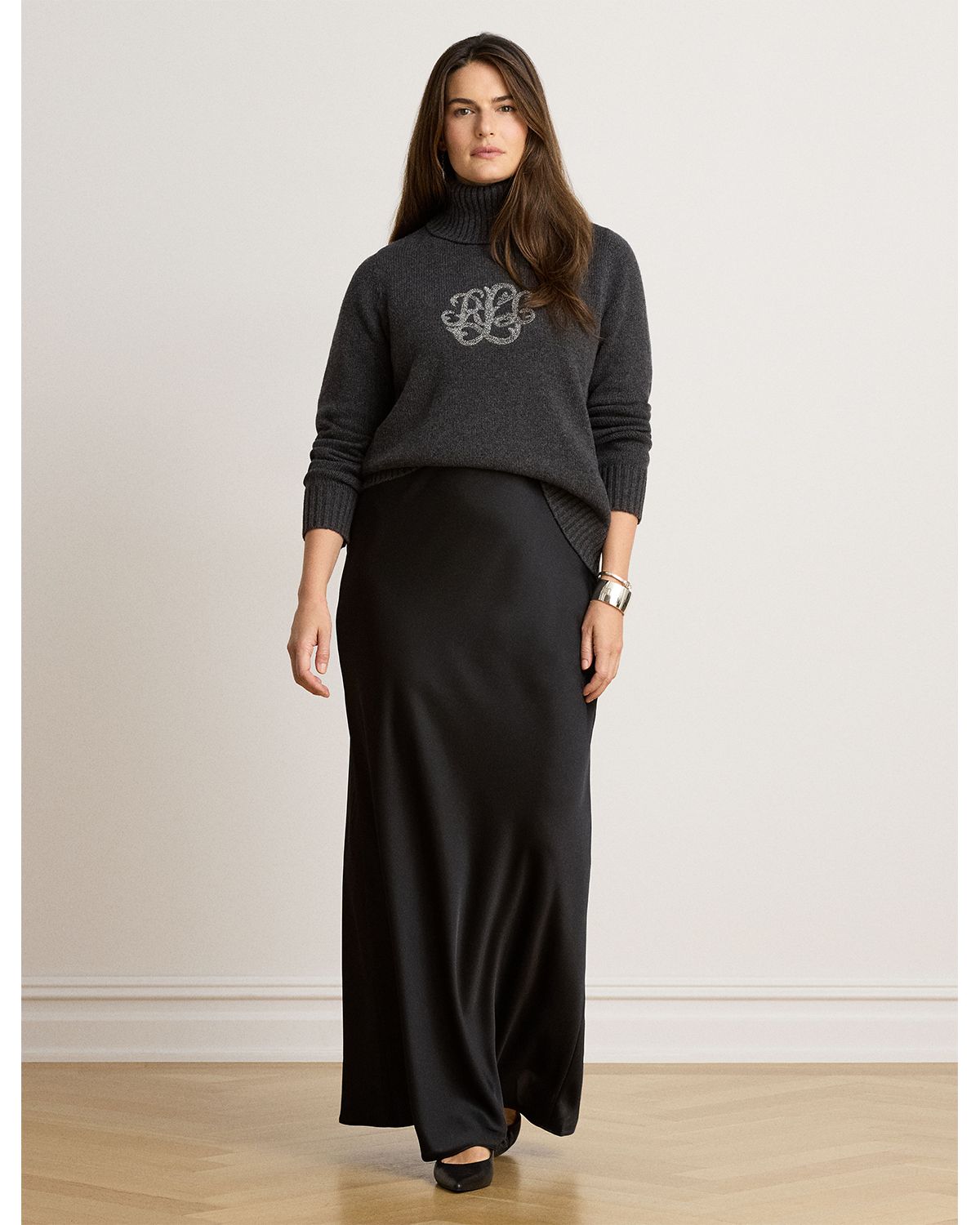 Satin Charmeuse Maxi Skirt thumbnail 5