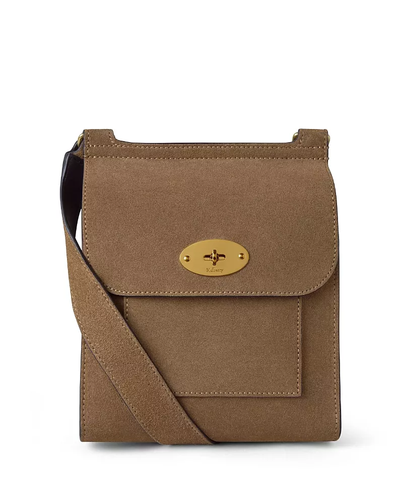 Mulberry Small Antony Crossbody in Suede