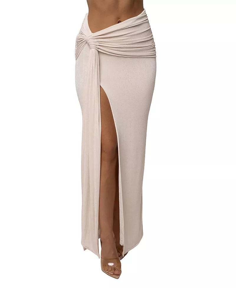 Jluxlabel Muse Draped Maxi Skirt