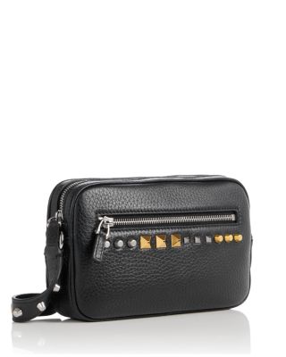 Rockstud Leather Crossbody Bag