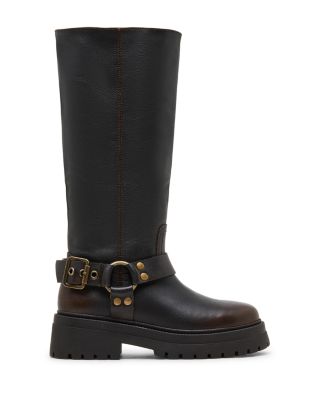 Women's Everest Leather Moto Boots
