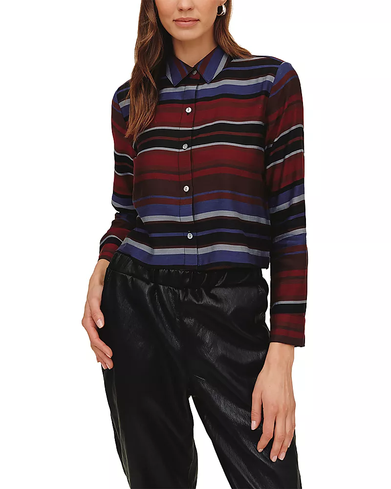 Bella Dahl Clean Crop Button Front Shirt