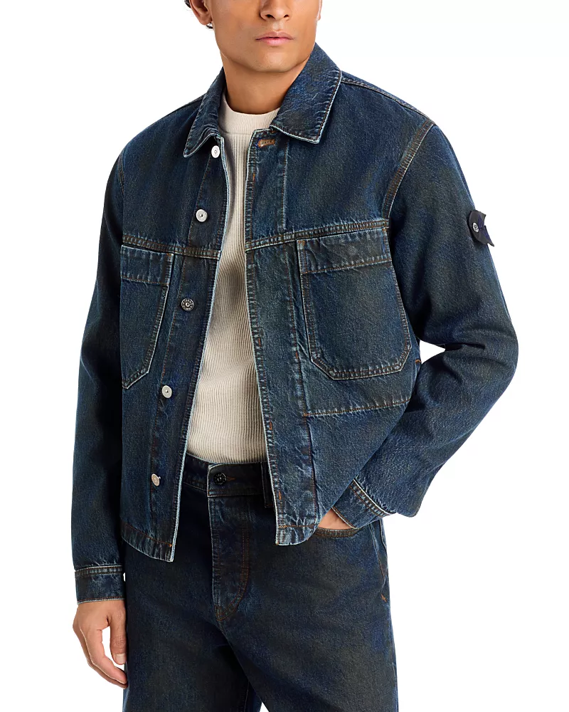 Stone Island Denim Coach Jacket