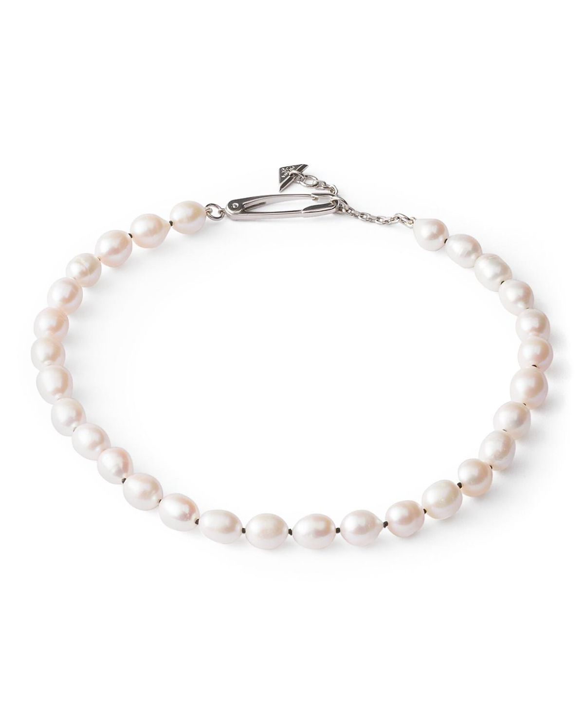 Prada Metal and Pearl Necklace