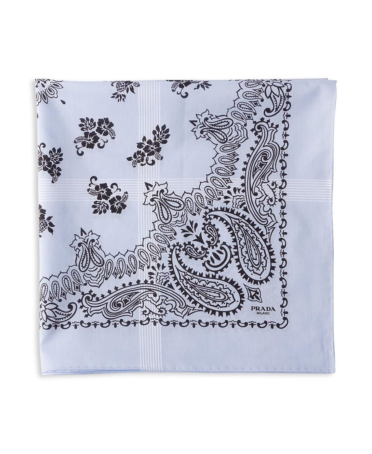 Prada Printed Batiste Scarf