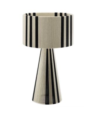  Gia Handwoven Cotton Thread Striped or Plain Table Lamp