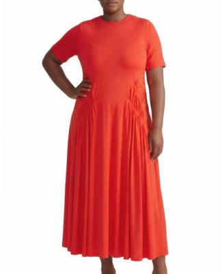  Women's Plus Devi Liquid Jersey Dress