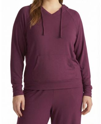 Women's Plus TravelKnit V-Neck Hoodie