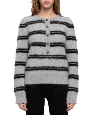 Mandala Cashmere Henley Sweater