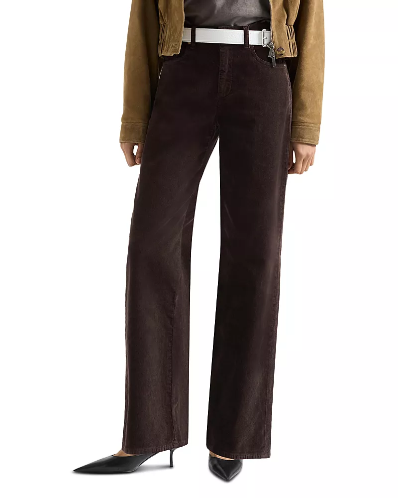 7 For All Mankind Stovepipe Straight Corduroy Pants
