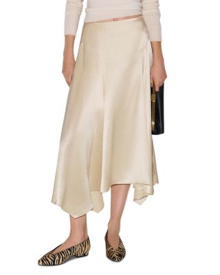 McCall Silk Midi Skirt