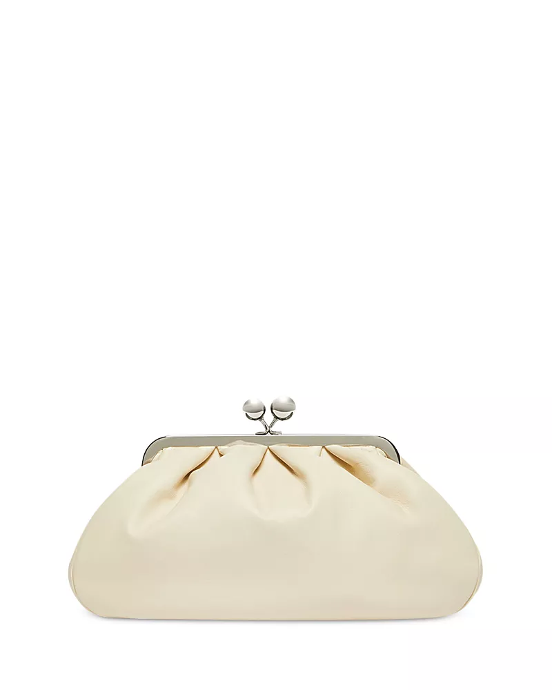 Weekend Max Mara Deconstructed Medium Pasticcino Leather Bag