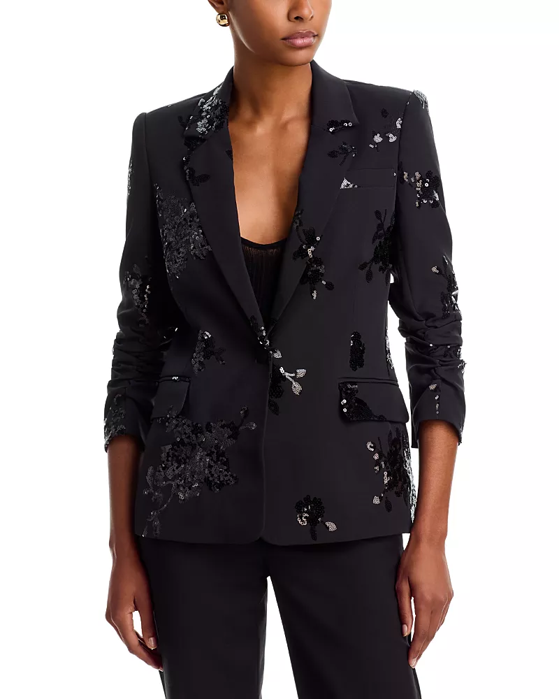Generation Love Meadow Sequin Crepe Blazer