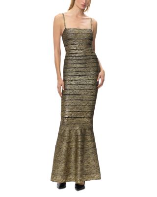 The Metallic Lora Gown