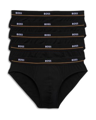 Essential Stretch Cotton Logo Briefs, Pack of 5