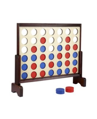  Wooden Giant Connect 4 Game, Ages 12+
