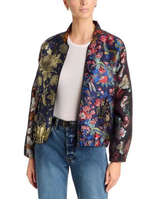 Amandie Jacquard Bomber Jacket