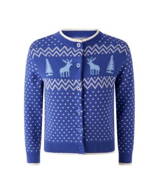 Girls' Chalet Intarsia Cardigan- Little Kid, Big Kid