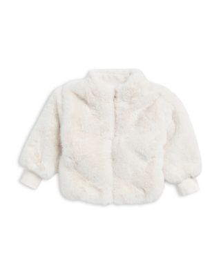 Girls' Fuzzy Faux Fur Jacket - Baby