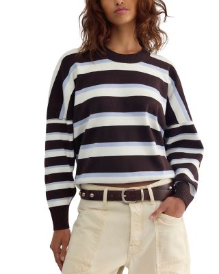 Striped Alma Pullover Sweatshirt