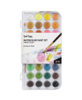 Vibrant Nontoxic Watercolor Set 36 Colors, Ages 13 - Ages 11+