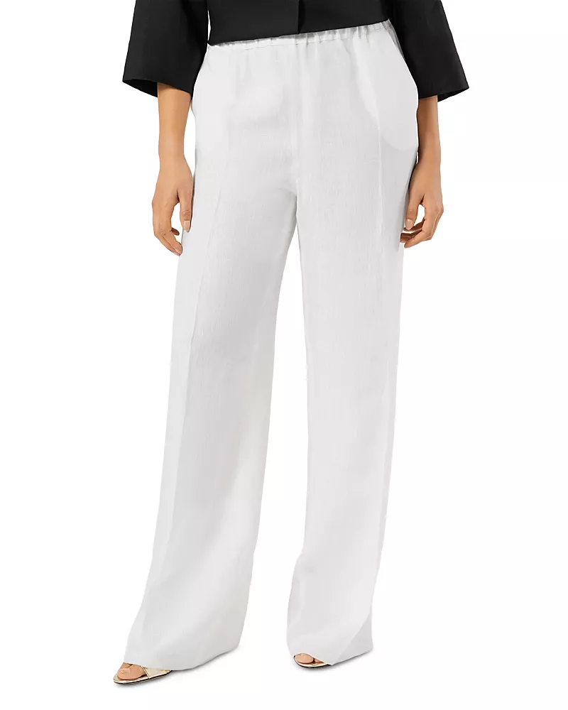 Marina Rinaldi Linen Slim Fit Pants