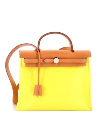 31 Herbag Zip Berline Vache Canvas and Leather