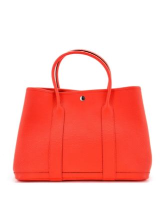 36 Garden Party Tote Leather with Printed Interior