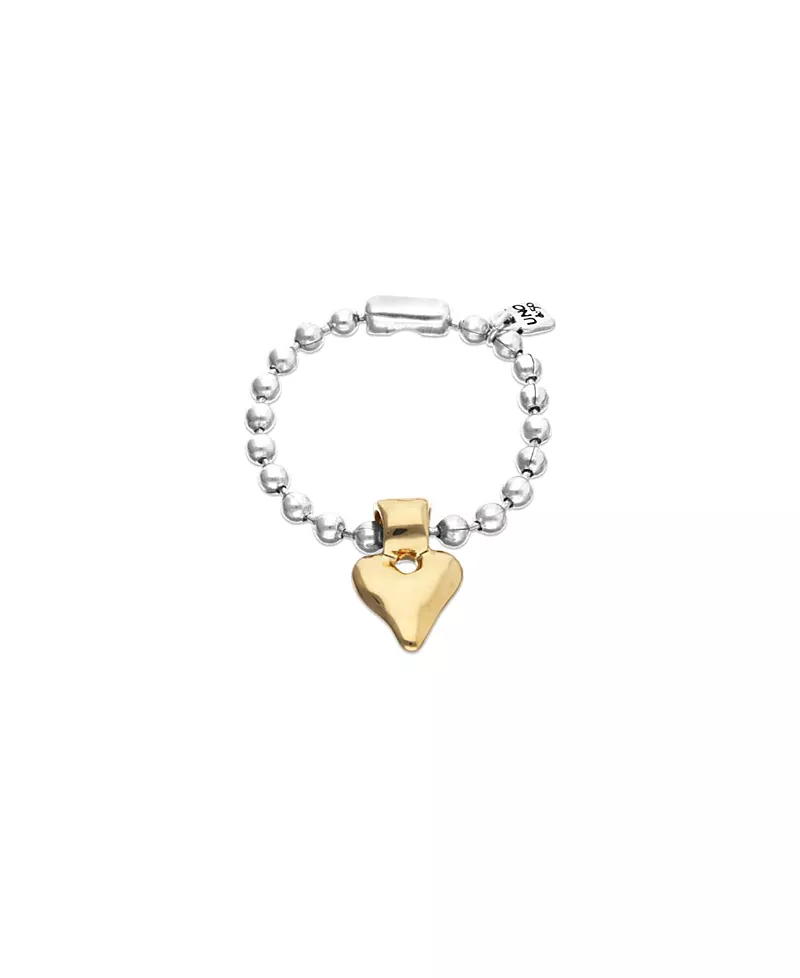 UNOde50 Ball Bracelet Plated in Sterling Silver and Gold