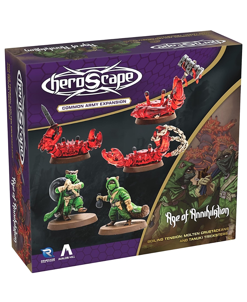 Renegade Game Studios Heroscape Molten Crustaceans & Tanuki Tricksters, Ages 14+