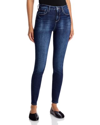 Marguerite High Rise Ankle Skinny Jeans in Madrid