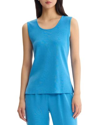 Plus Scoop Neck Mid-Length Knit Tank