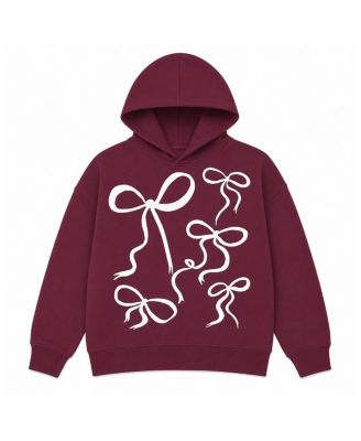 Girls' Fall Bows Hoodie - Big Kid