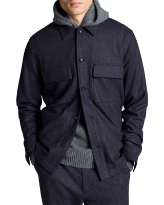 Coastal Twill Tailored Pocket Shirt Jacket
