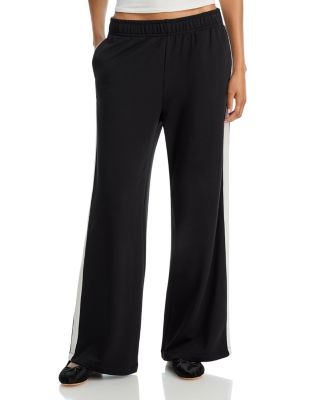 Velvet by Graham & Spencer Gigi Side Striped Wide Leg Pants