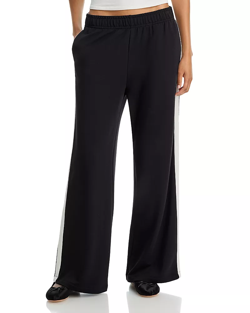 Velvet by Graham & Spencer Gigi Side Striped Wide Leg Pants