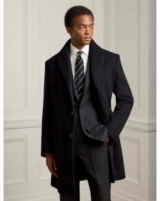 Hand Tailored Wool Blend Topcoat