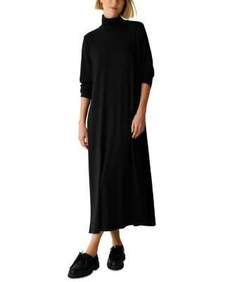 Eileen Fisher Turtleneck Maxi Dress