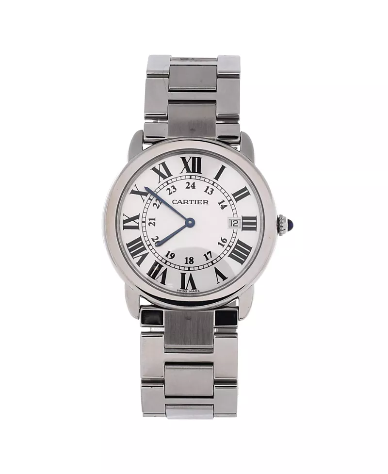 Pre-Owned Cartier Ronde Solo de Cartier Quartz Watch in Stainless Steel 36mm
