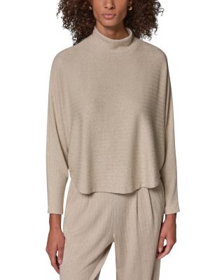 Mock Neck Dolman Sleeve Sweater