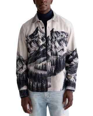 Ag Milland Graphic Long Sleeve Relaxed Fit Shirt