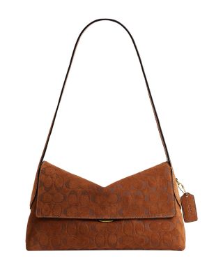 Chelsea 30 Signature Suede Shoulder Bag