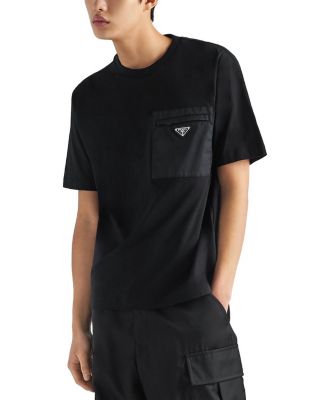 Re-Nylon and Jersey T-shirt