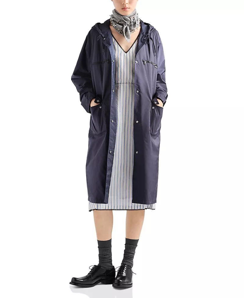 Prada Striped Dress with Bow
