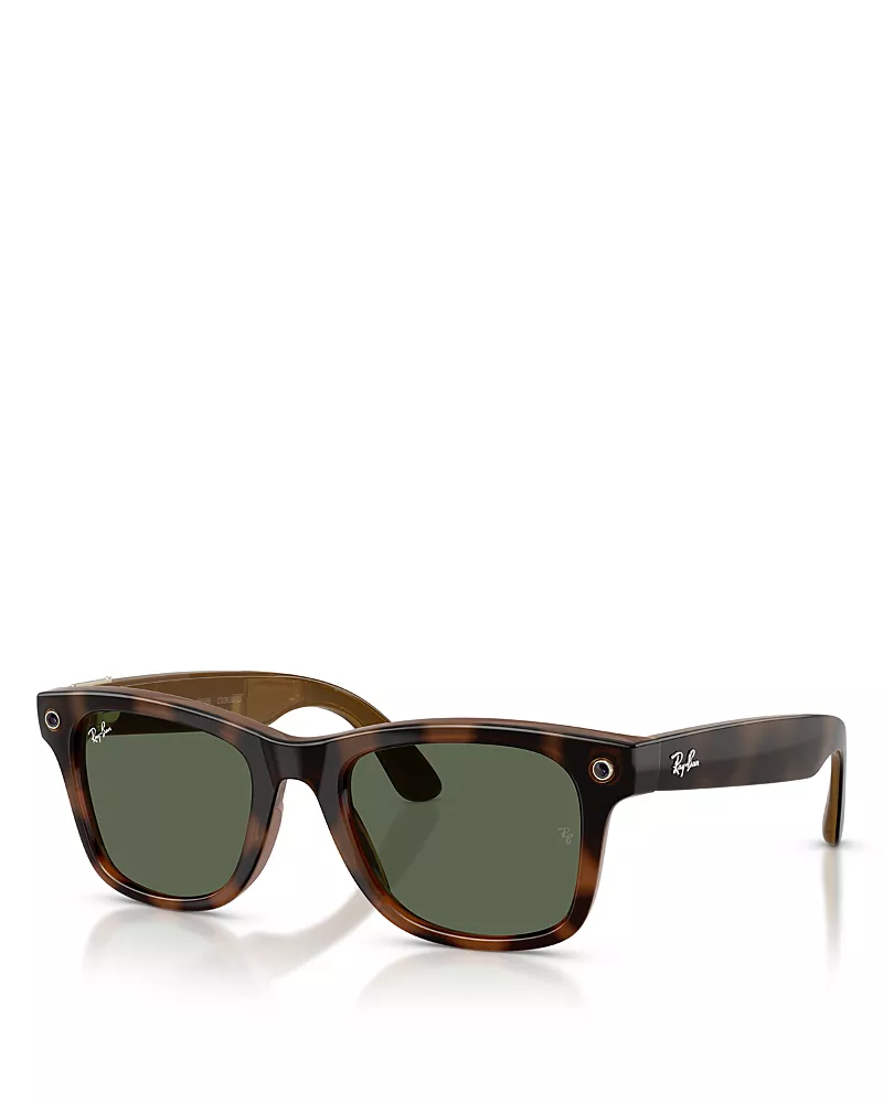 Ray-Ban Meta RW4011 Wayfarer (Gen 3) Square Electronic Sunglasses, 53mm